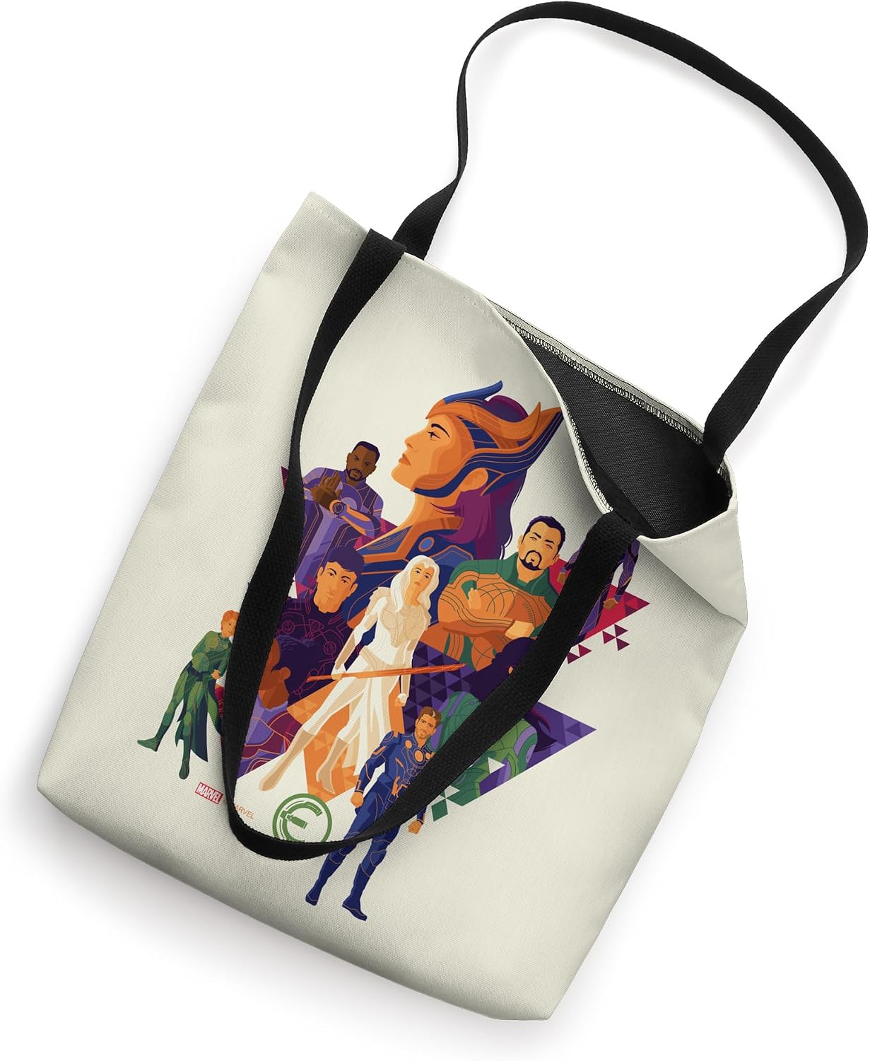 Marvel Eternals Team of Immortal Beings Bold Color Tote Bag