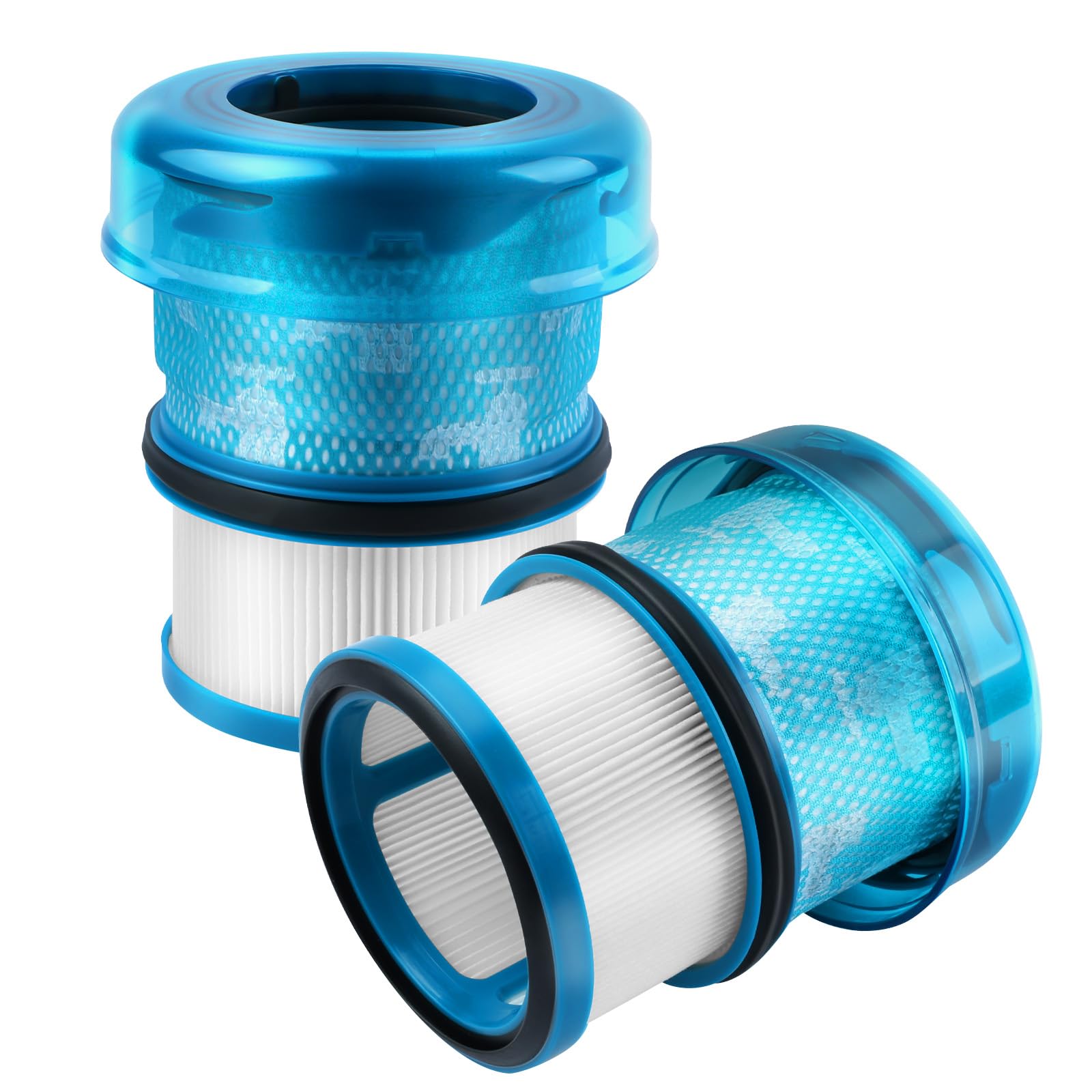 2 szt. Filtry HEPA do odkurzacza Dyson V16 Piston Animal, z osłoną z siatki i szczotką do czyszczenia, zmywalne i wielokrotnego użytku, wkład do Dyson V16 Piston Animal Submarine DS60