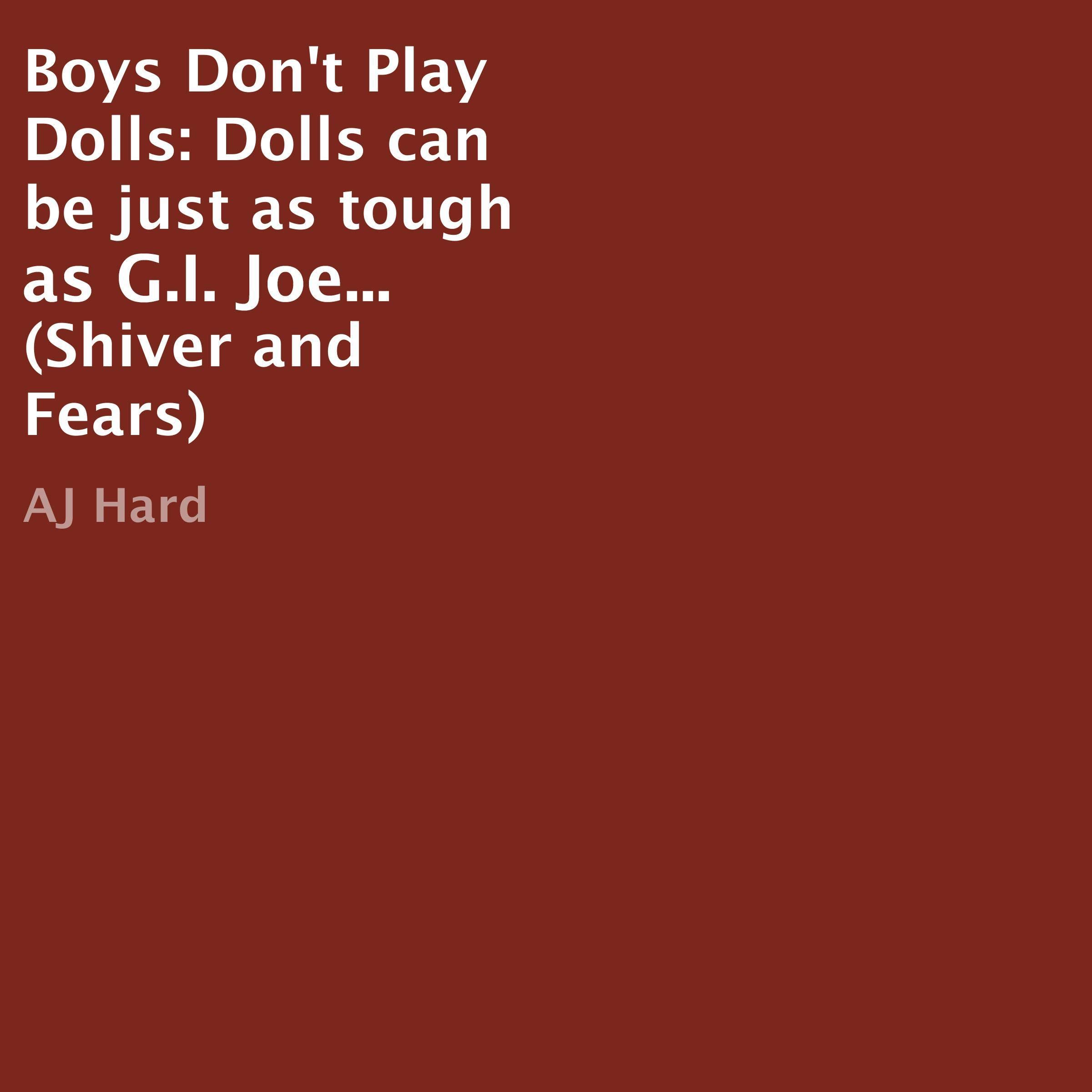 Cover art for Boys Don't Play Dolls