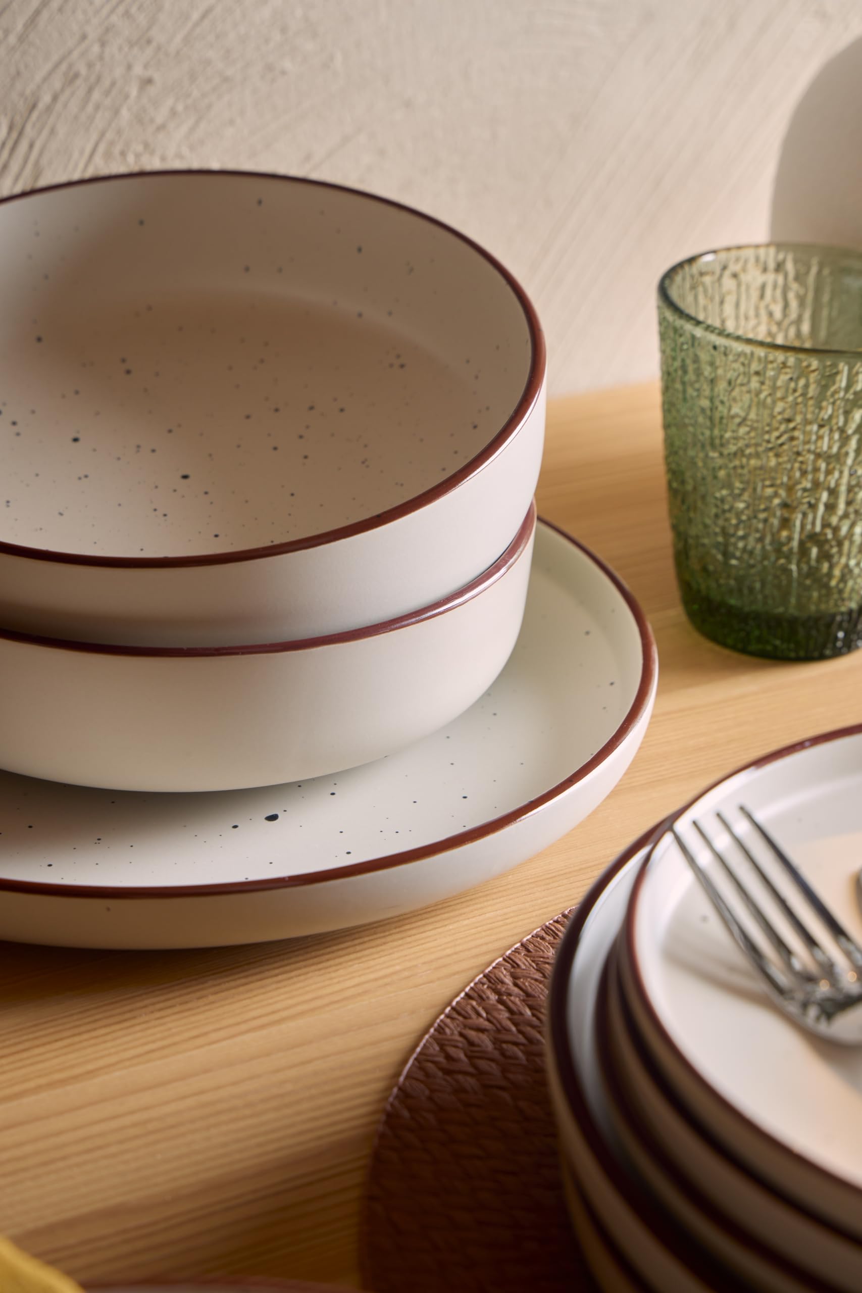 Tognana Avorio, Servizio piatti 18 pezzi per 6 persone, Stoneware, Beige