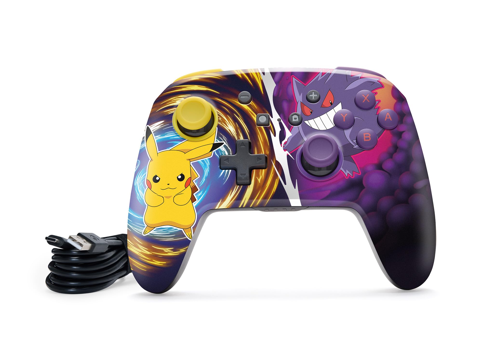 PowerA Enhanced Wireless Controller for Nintendo Switch - Pikachu vs. Gengar