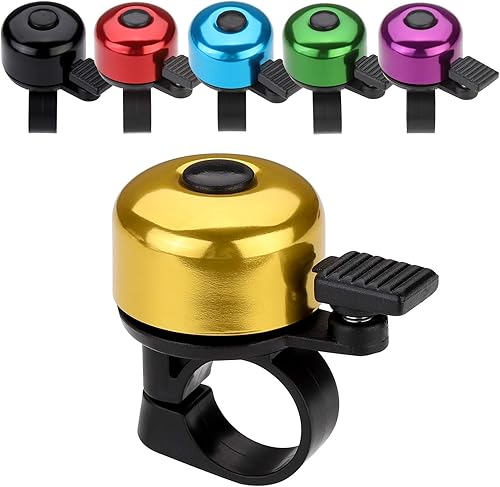 Vista 34 de Timbre de bicicleta con sonido nítido para adultos, niños y niñas 2 unidades azul - rojo