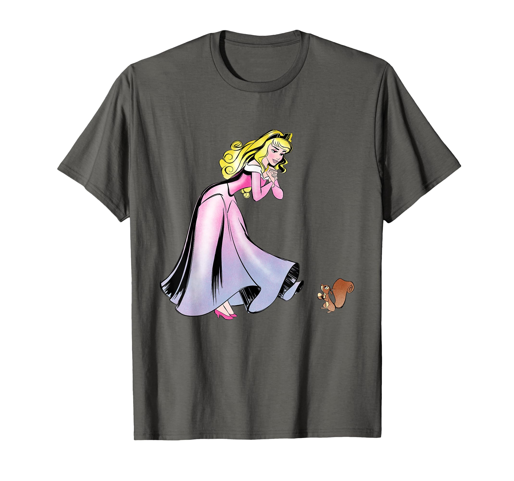 Amazon | ディズニー 眠れる森の美女 オーロラ姫 水彩Tシャツ T