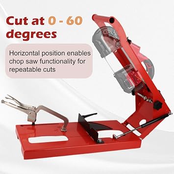 Portable Band Saw Stand compatible with Milwaukee 6232, 6238, 2729 Portable Band Saws