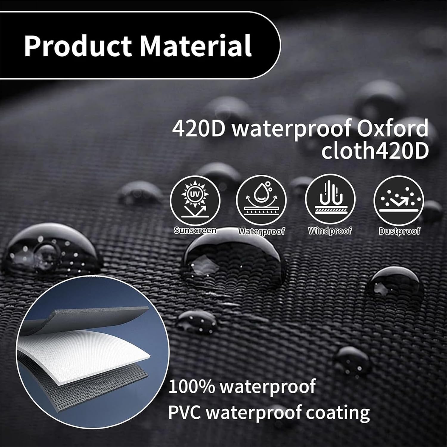 20" x 16" x 12" Auto Heat Press Machine 2 Dust Cover, 600D Waterproof Oxford Fabric Heat Press Covers, Black Dust Protective Sewing Accessories