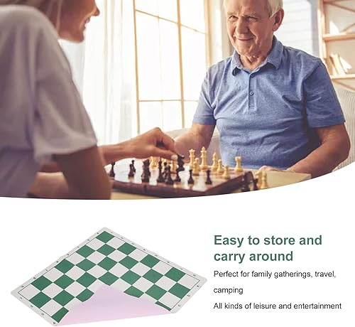 Miniatura 4 de Tablero de ajedrez internacional, tablero de ajedrez plegable portátil, tablero de ajedrez internacional de piel sintética, juego de ajedrez de