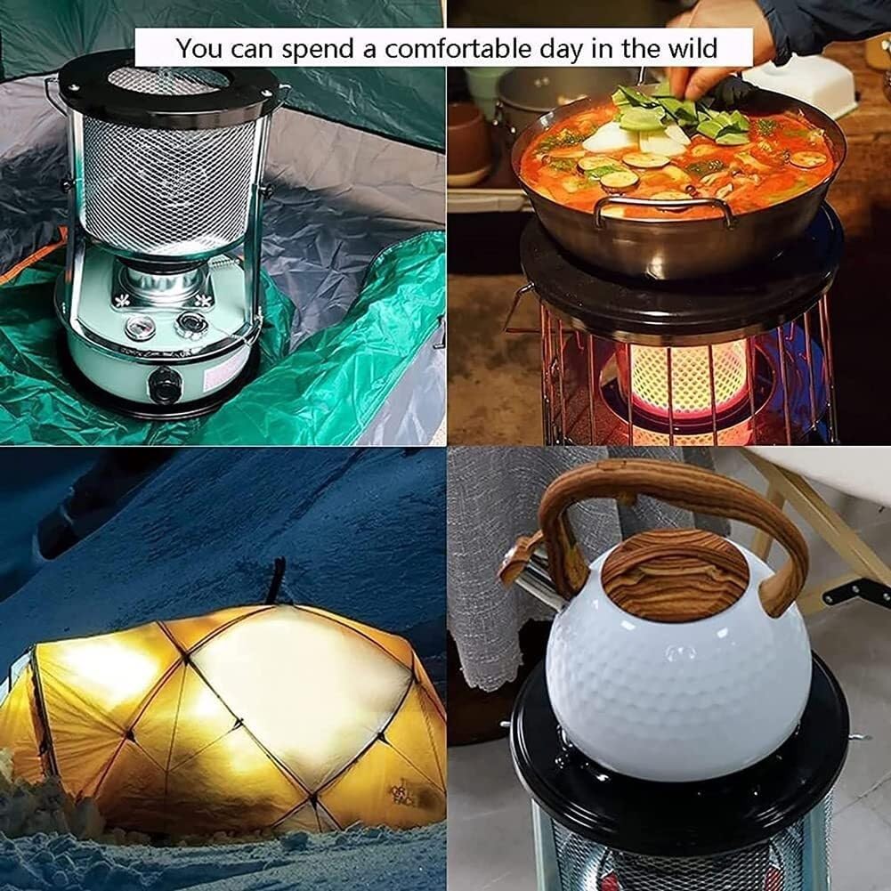 Indoor Kerosene Stove Heater, Silent Kerosene Stove Heater,4.5L Kerosene Tent Stove, Portable Kerosene Heater, Heating Without Electricity Indoor