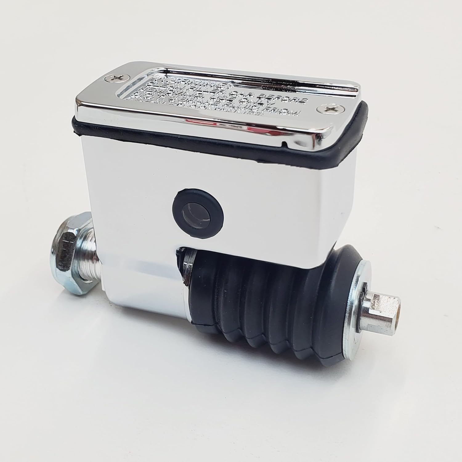 Chrome 11/16” Bore Rear Brake Master Cylinder for 1991-2005 Harley Dyna FXD Super Glide, FXDWG Wide Glide, FXDL Low Rider, FXDS Convertible & Other Dyna Models - Replaces HD# 42474-90A