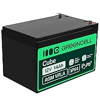 Green Cell Batteria AGM 12V 14Ah ricaricabile sigillata VRLA | Per UPS