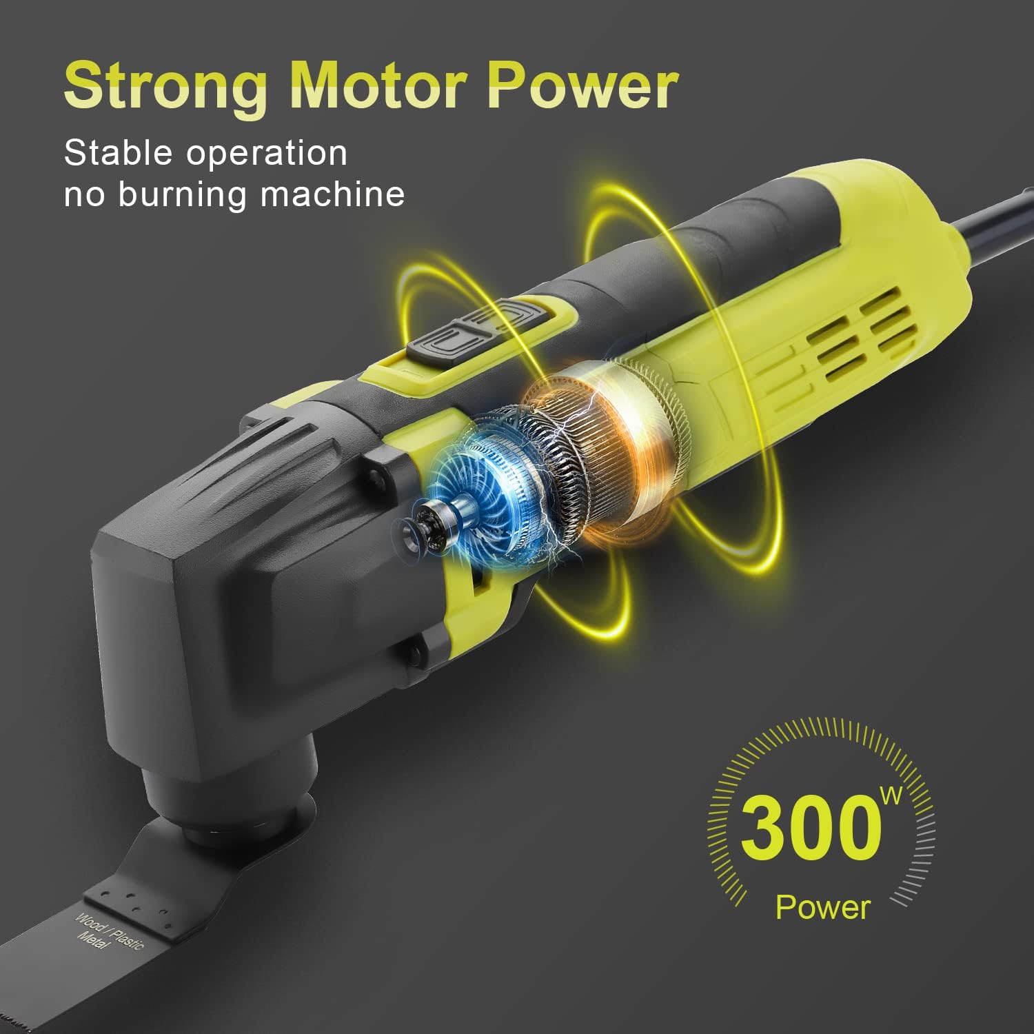 DEWINNER Oscillating MultiTool, Detail Sander for Drill Attachment
