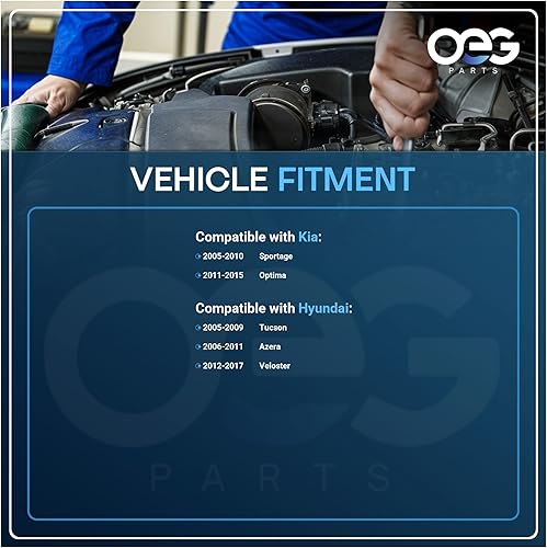 Miniatura 4 de Motor de limpiaparabrisas delantero compatible con KIA Sportage 2005-2010, Optima 2011-2015; compatible con Hyundai Veloster 2012-2017, Tucson