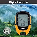 Yosoo Health Gear Digital Altimeter Barometer Compass Multifunction GPS Navigation Receiver Waterproof Handheld USB Rechargeable Hygrometer Barometer for Outdoor Sports, Sunroad FR-510 gallery image