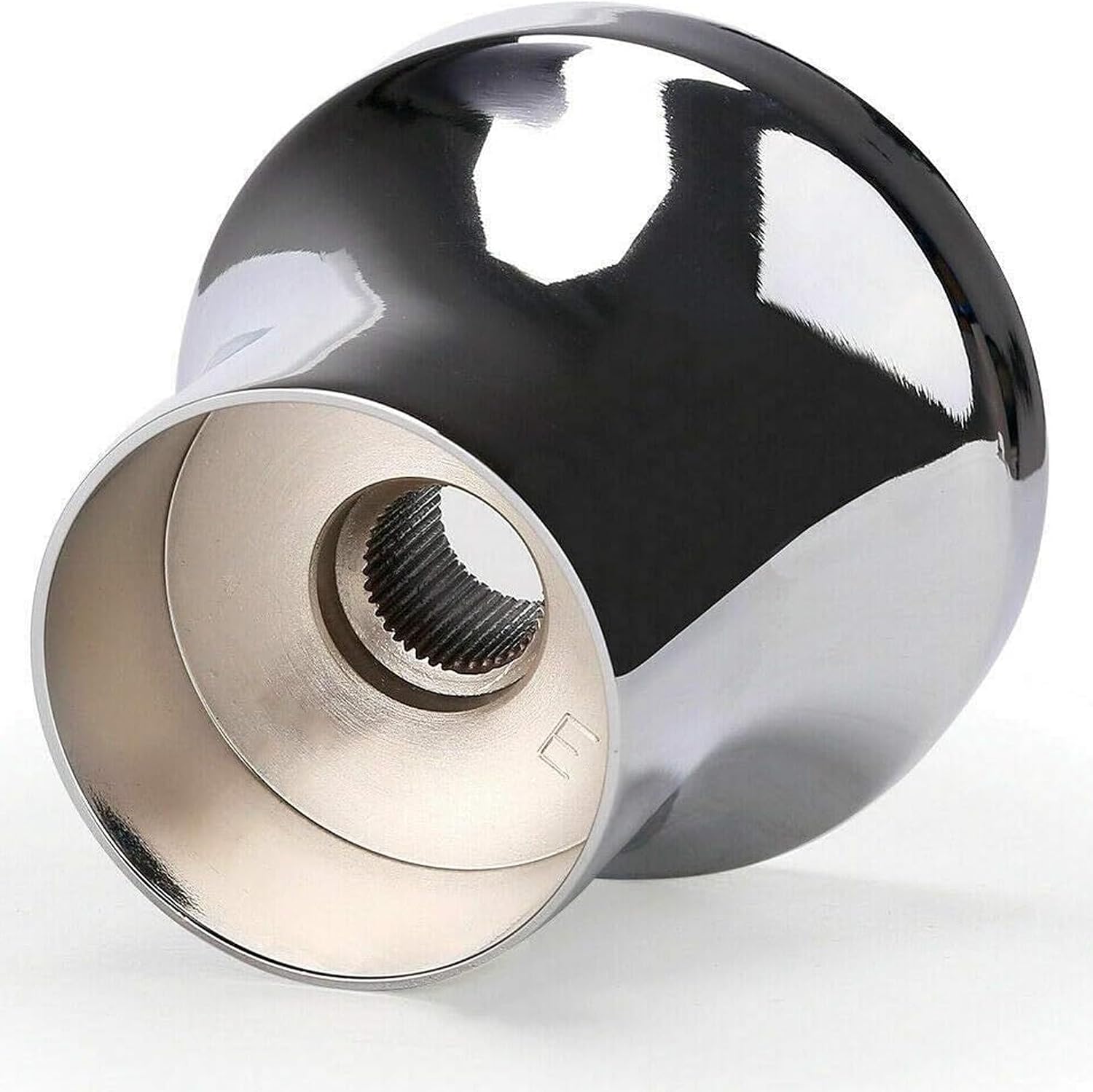 Huskey Universal 5/6 Hole Steering Wheel Hub Adapter of Carbon Steel for EZGO TXT and RXV Models Golf Cart Models with Chrome Surface Finish