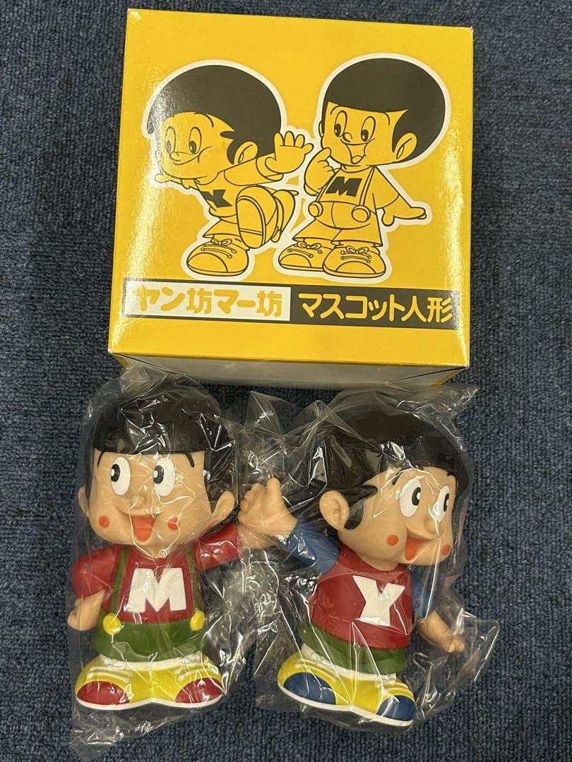 激安大特価，新作 【OK彦】ヤン坊マー坊　ソフビ人形　貯金箱　フィギュア　レトロ　希少品　1円スタート