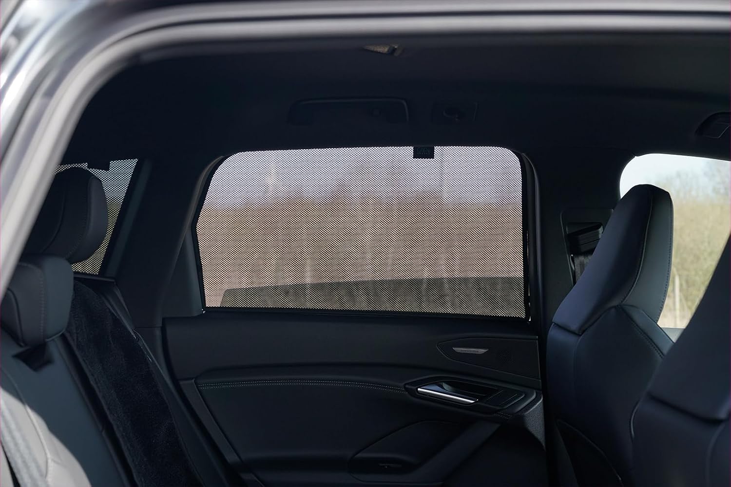 Car Shades Set Compatible with Audi Q6 E-Tron (GFB) 2024- (6-Piece), Black