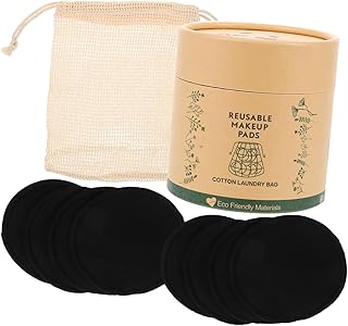 OATIPHO 1 Conjunto De Almofadas De Algodão Almofadas Removedoras De Maquiagem De Algodão Esfoliantes Almofadas Faciais Almofadas Faciais De Algodão Redondas Almofadas Cosméticas Redondas