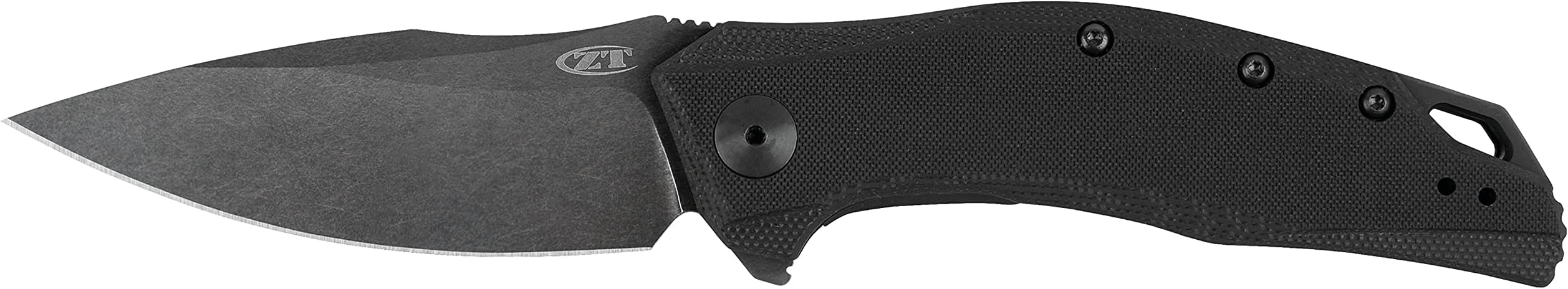 Zero Tolerance 0357BW, ZT Original Design, 3.25 Inch Drop Point Blade, CPM 20CV Blade Steel with Blackwash Finish