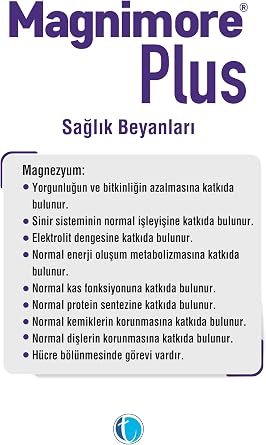 Magnimore Plus Magnezyum 60 Tablet N-Asetil Taurinat Bisglisinat Malat (2 paketi)