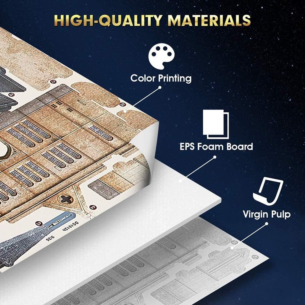 3Dパズルハリーポッターホグワーツグレートホール、大人へのギフトキッズボーイズガールズゲームグッズランドマークペーパークラフト187