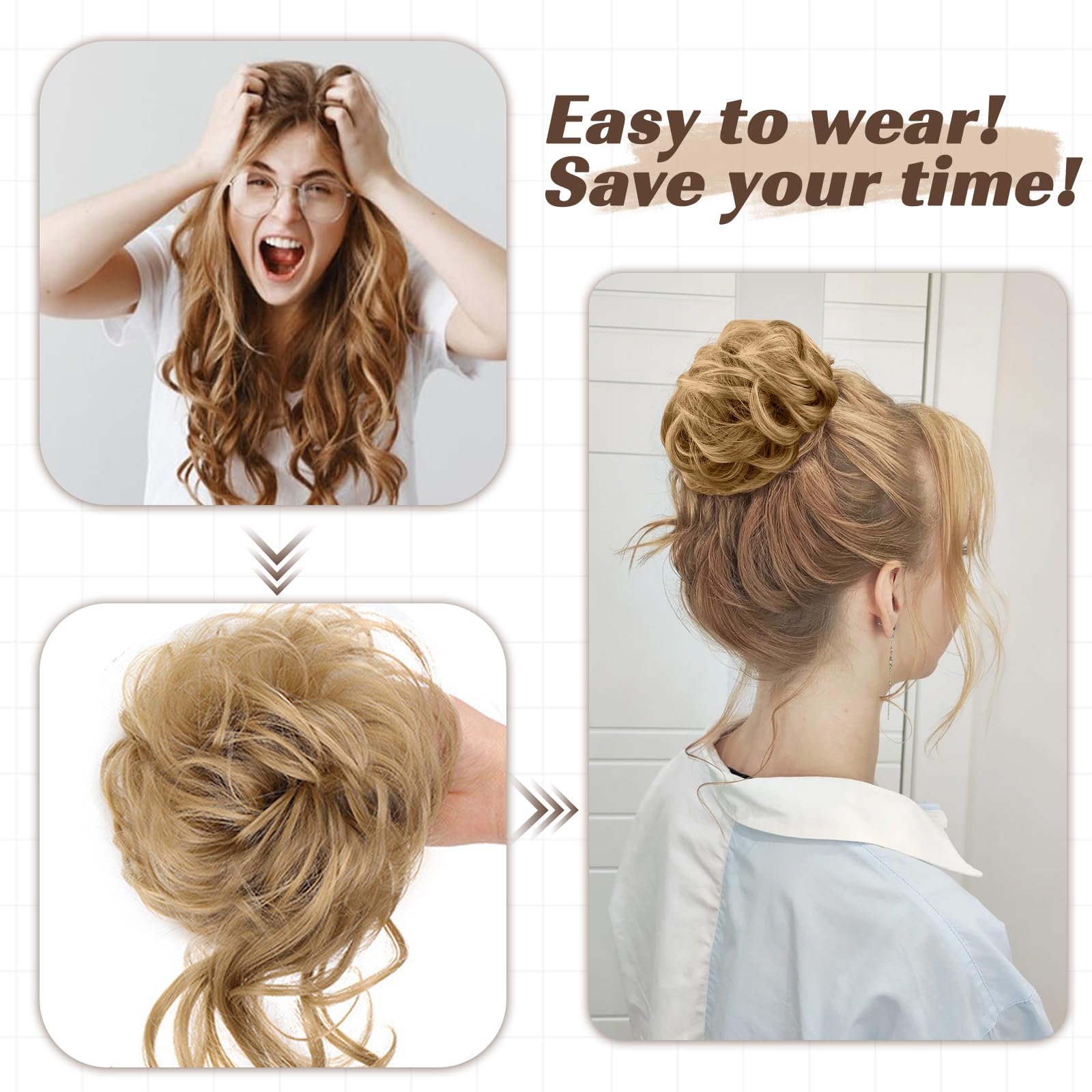 Auliuse Messy Bun Hair Piece - Image 3