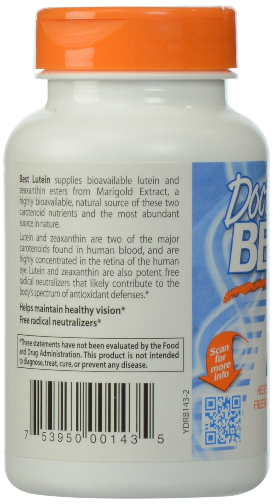 Doctor's Best Luteina Con Optilut, 10 Mg - 120 Vcaps 120 Unidades 80 g