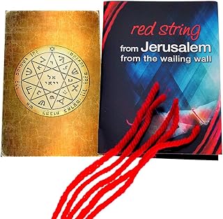 5 Kabbalah Red String Bracelets blessed in Jerusalem with King Solomon Guarding and Protection Seal Seal Amulet