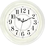 Vintage Wall Clock 13 Inch Quartz Silent Non-Ticking Analog Clock Battery Operated Rustic Round Decorative Clock for Living Room Kitchen Home Office Classroom