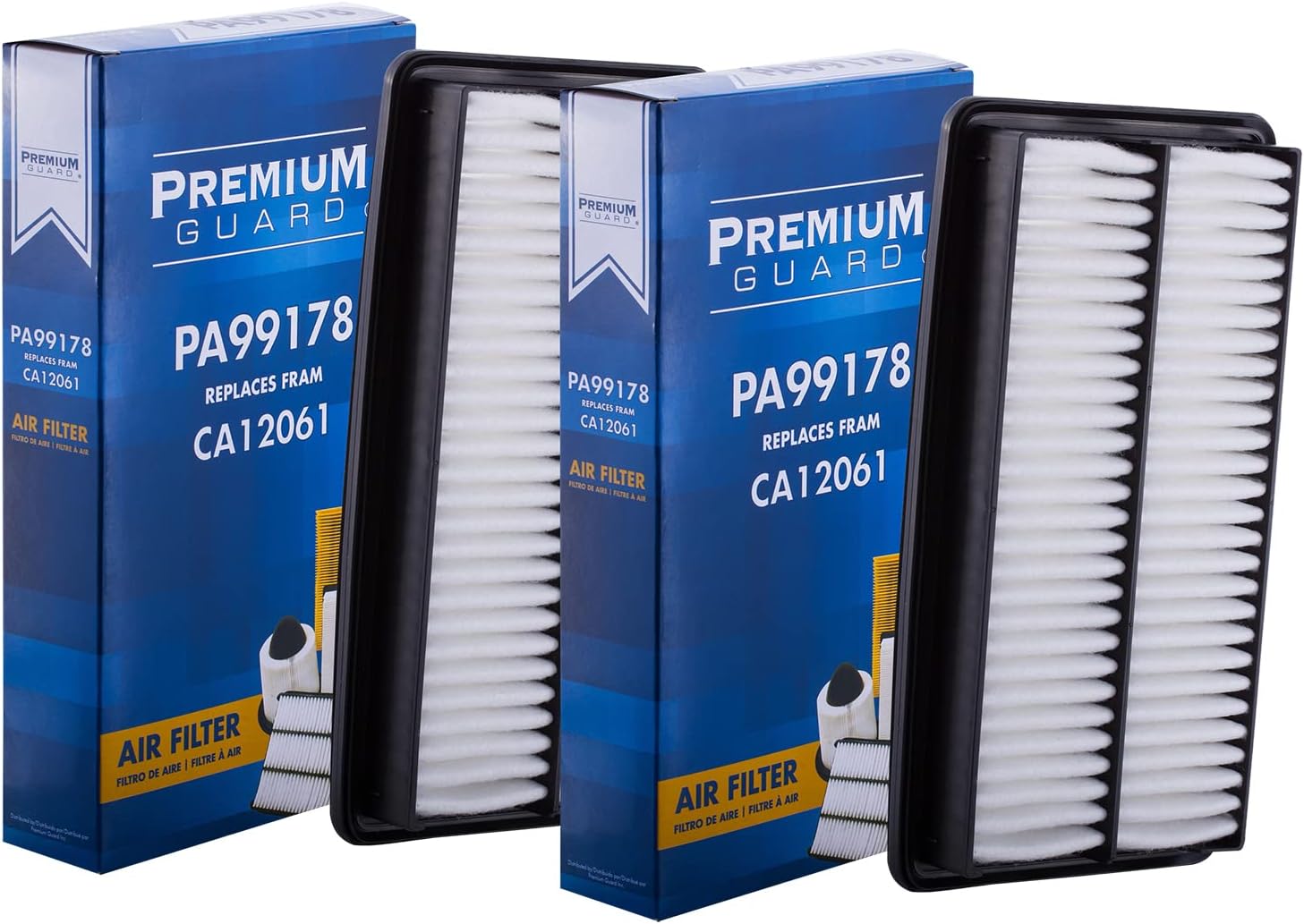 PG Engine Air FIlter PA99178 | Fits 2016-20 Honda Pilot, 2018-20 Odyssey, 2017-20 Ridgeline, 2019-20 Passport, 2016-20 Acura MDX (Pack of 2)