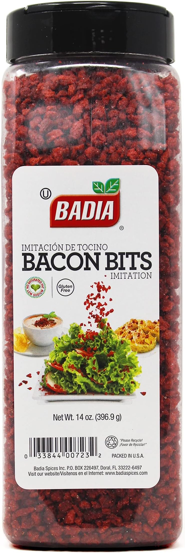 Badia - Bacon BITS Imitation – 14 OZ / 396g