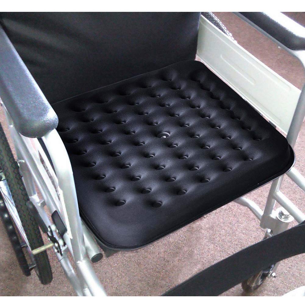 Cojín ortopédico de espuma de gel mejorado para silla de ruedas y uso en la oficina, cojín de gel para alivio de presión para apoyo antiescaras