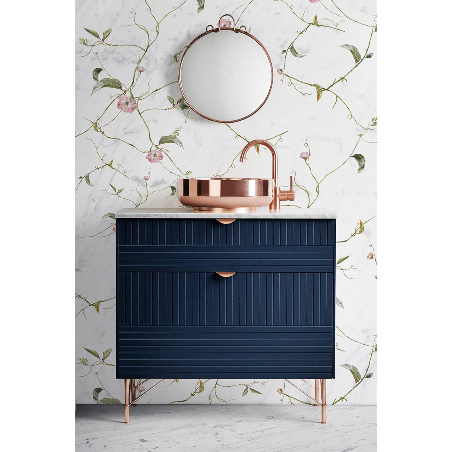 Papier peint mural fleurs minimalistes grand format 312x219 cm Coloray