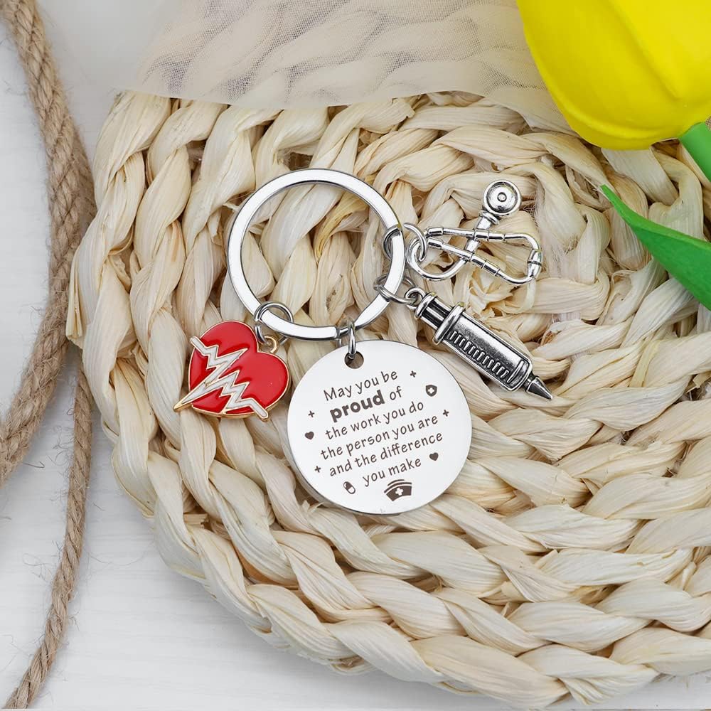 Nurse Gifts for Women Nurse Keychain Nurse Appreciation Gifts Graduation Presents for Nurses Practitioner