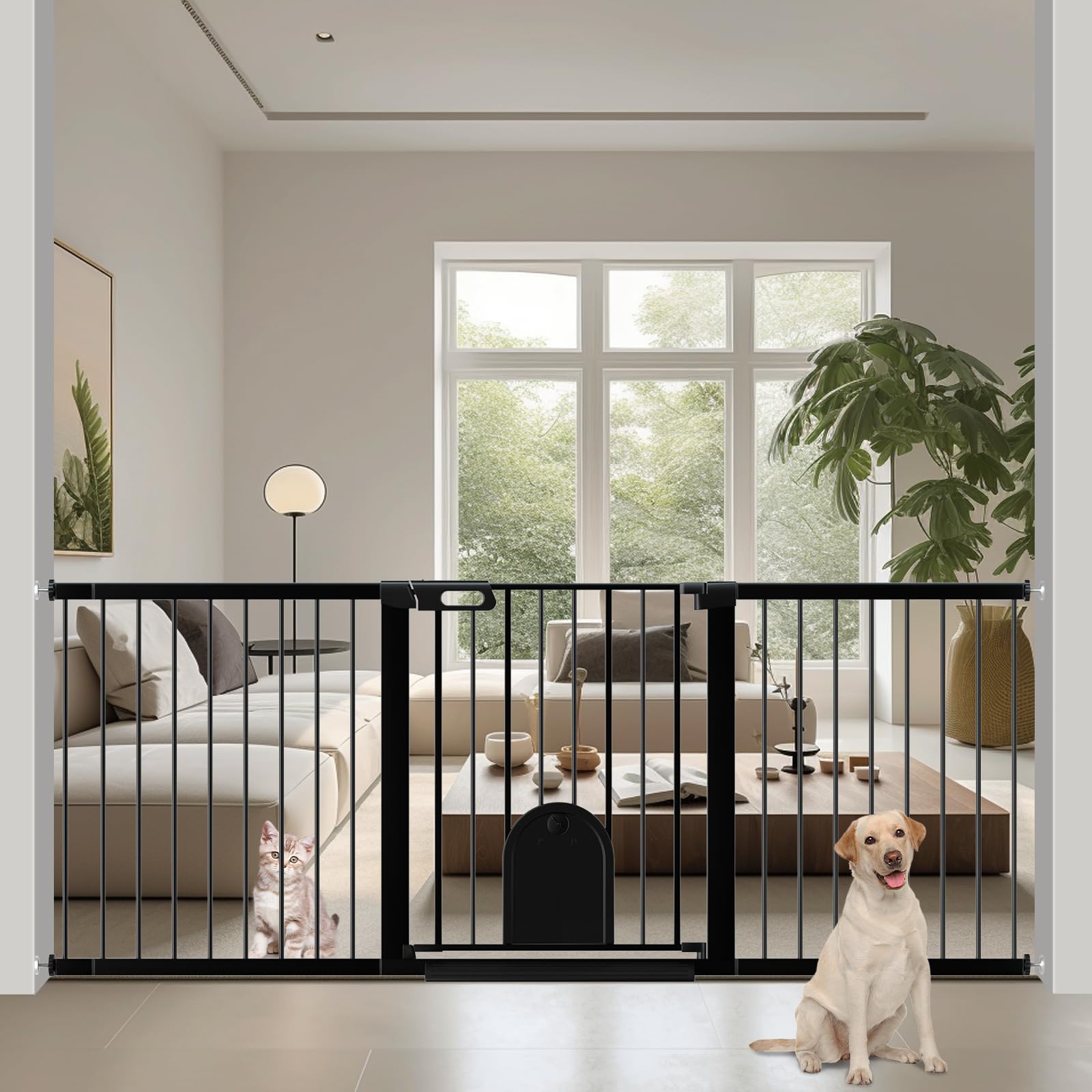 【新品】ペットゲート(犬猫脱走防止赤ちゃんベビー進入防止柵) Amazon.co.jp: DEARBB ベビーゲート ペットドア付き ペットゲート 高さ