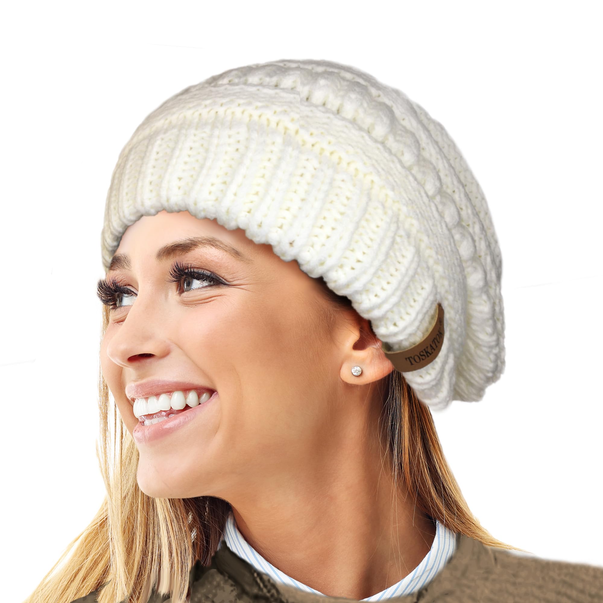 Bonnet Unisexe – Bonnet D'Hiver En Tricot Extensible Doux