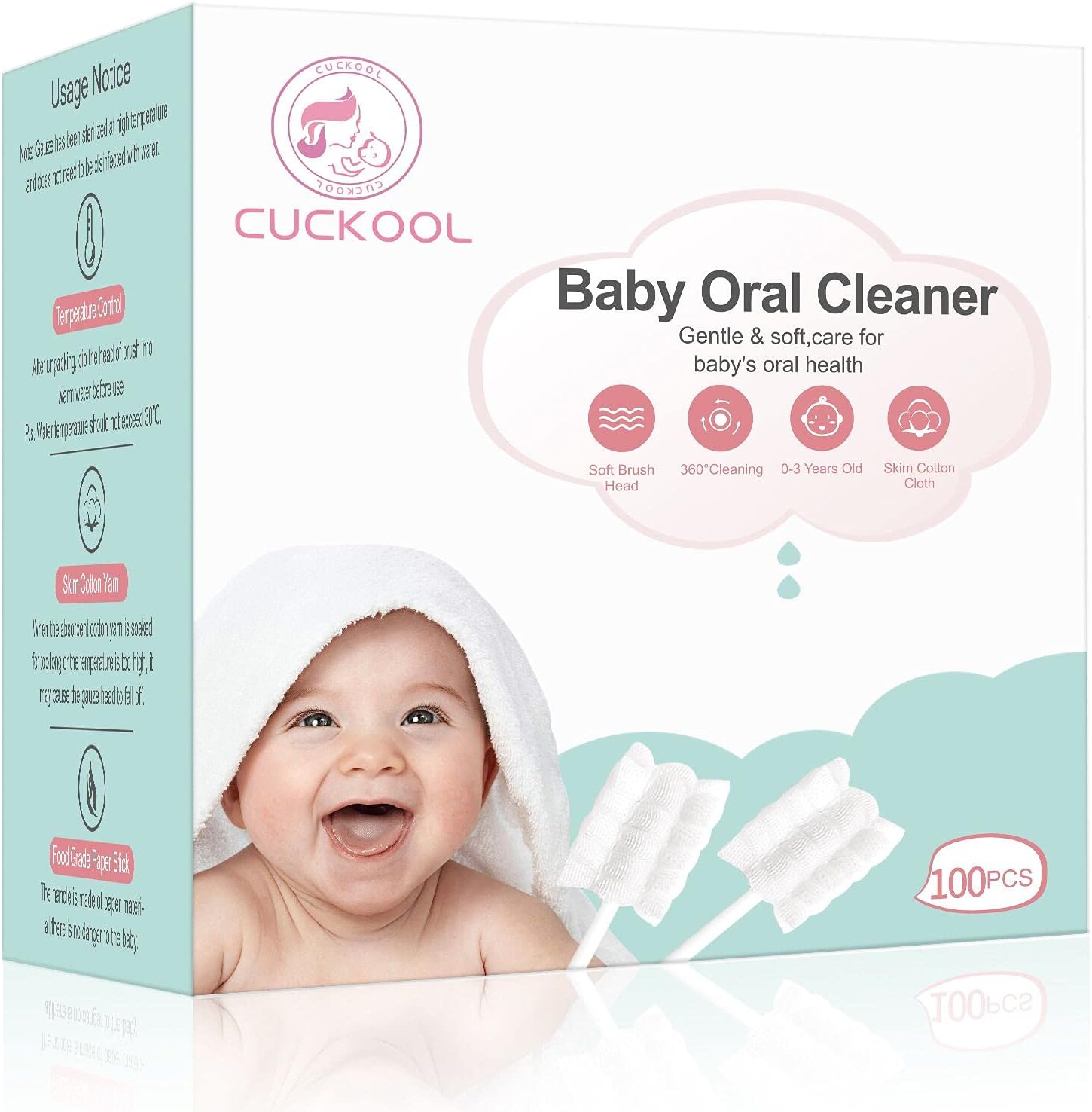 Baby Oral Cleaner [100 Pack]