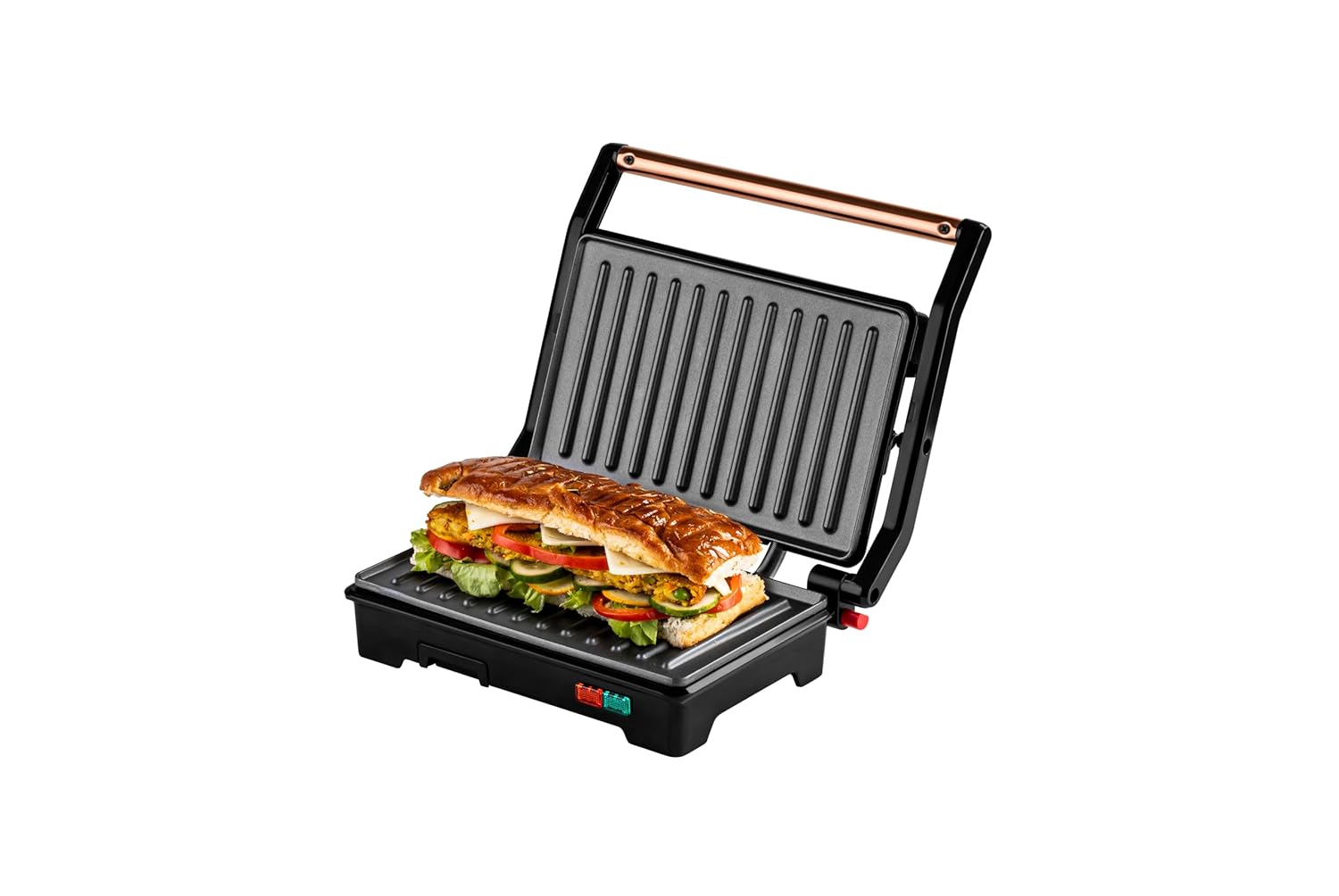 Russell Hobbs RST9002CG 900W 180° Electric Grill Sandwich Maker | Non-Stick Coating | Full Flat Toaster Griller | Drip Tray, Ready-to-Cook Indicator | Overheat Safety Protection | 2-Year Warranty Russell Hobbs RST9002CG 900W 180° Electric Grill Sandwich Maker | Non-Stick Coating | Full Flat Toaster Griller | Drip Tray, Ready-to-Cook Indicator | Overheat Safety Protection | 2-Year Warranty