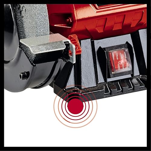 Einhell Grinding Wheel 150W, for Small and Large Repairs, Shape Corrections and polishing, Sold with roughing Wheel and fine Grinding Wheel K36/K60 TC-BG 150 - 3