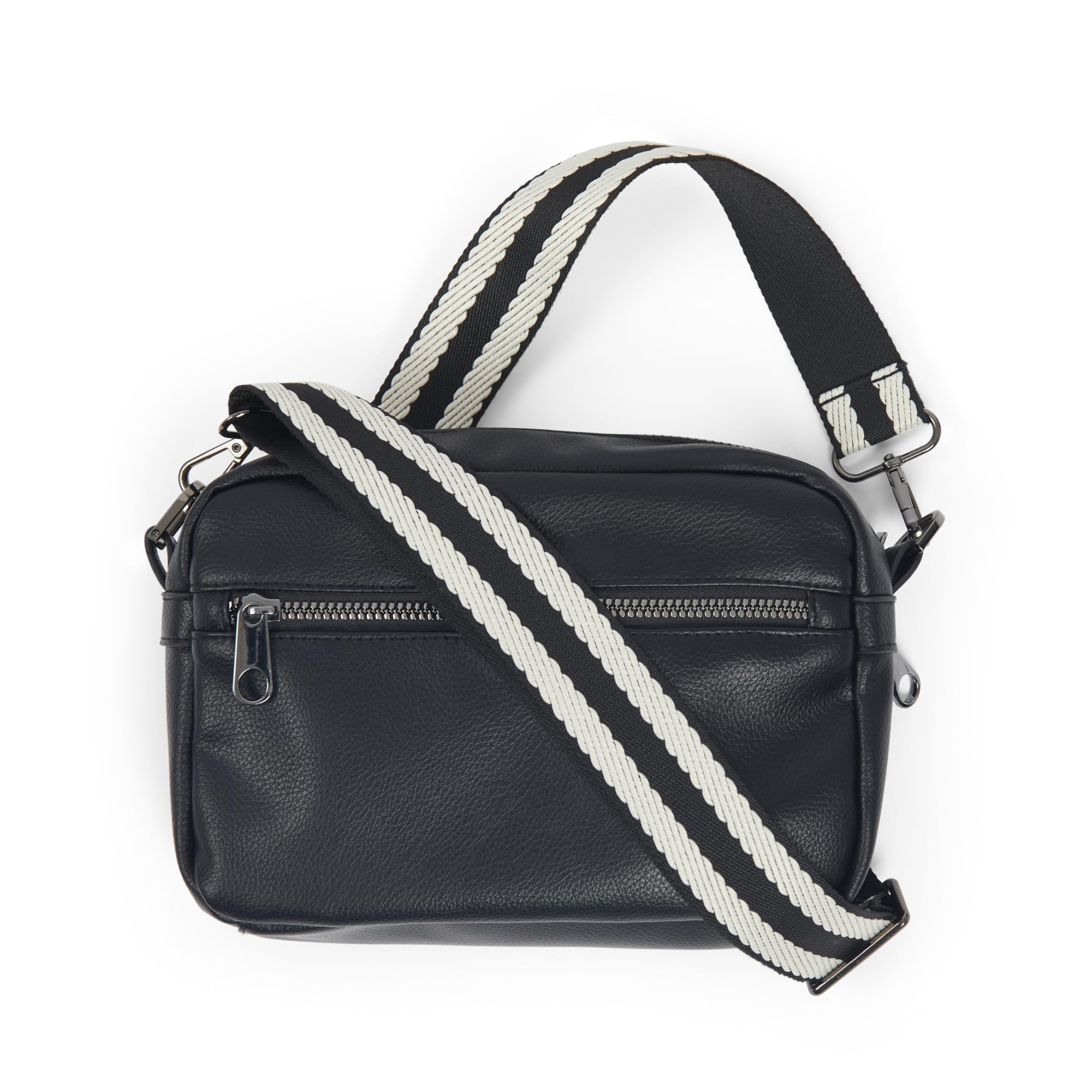 Ickle Bubba Vega Luxury Changing Cross-Body Bag & Mat – Stylish Leatherette Bag with Insulated Bottle Holder, 4 Storage Pockets, Adjustable Strap, Includes Changing Mat, Perfect for Parents On-the-Go