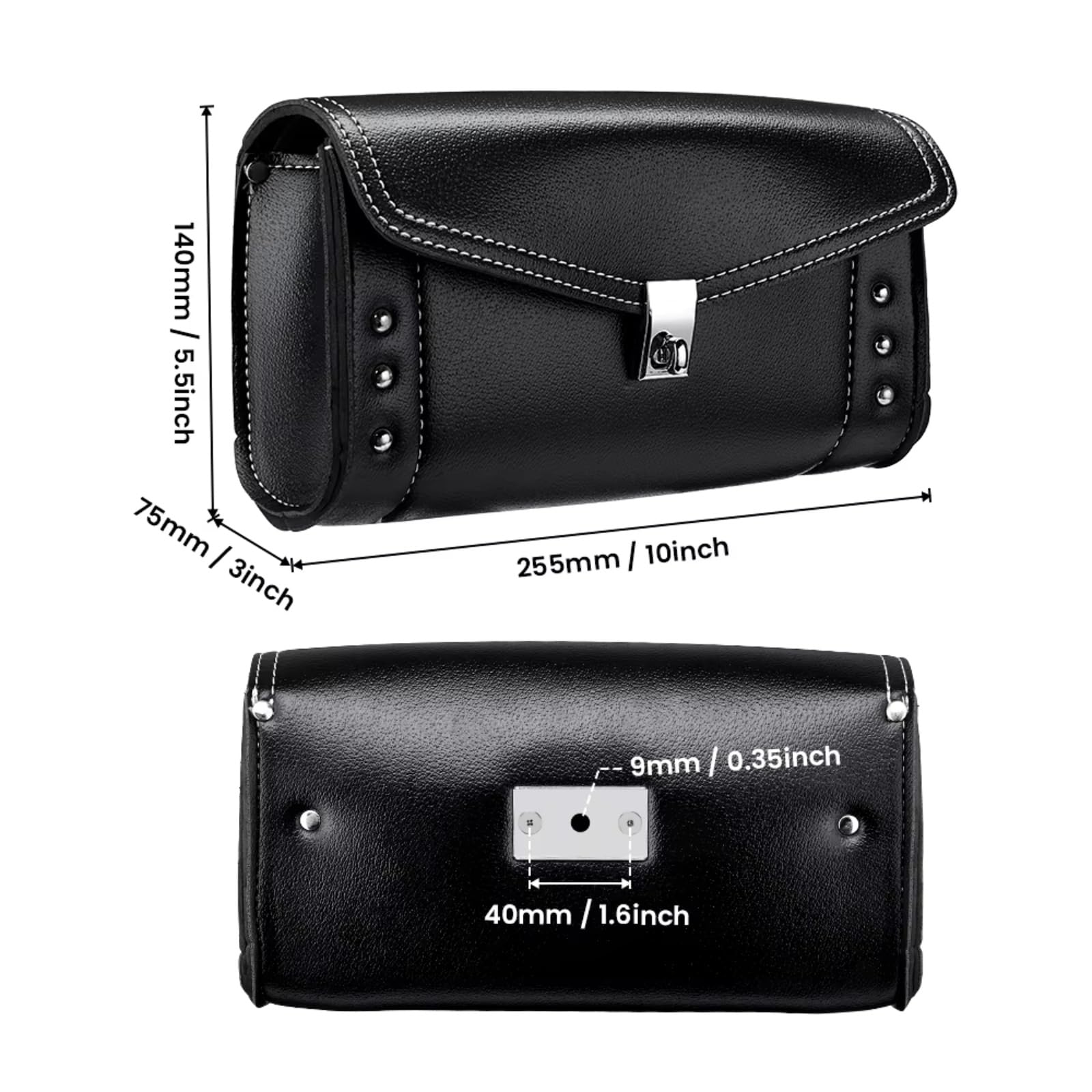 Compatibile Con Yamaha 1 Pezzo Borsa Parabrezza Moto Touring Attrezzi Per Viaggio Impermeabile In PU Motociclette Sacche Moto