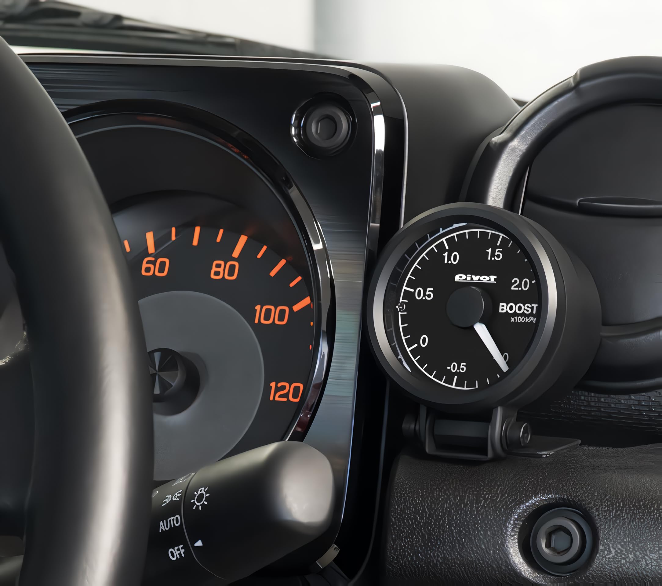 Amazon.co.jp: ピボット(Pivot) GT GAUGE-52 ブースト計 ホワイト照明 