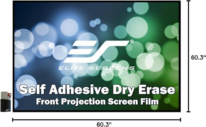 Pantalla de proyección blanca Elite Screens 85 pulgadas miniatura 3