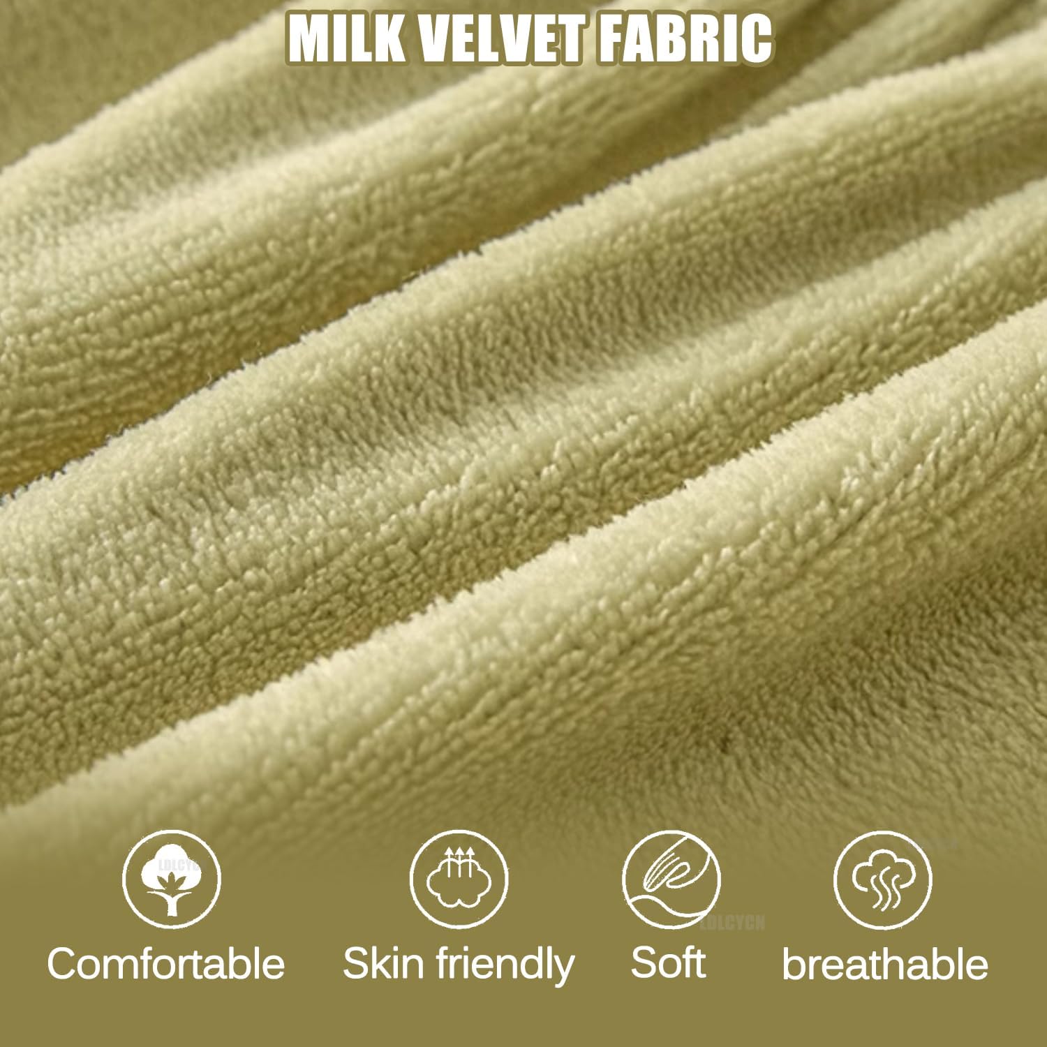 Khaki,180 * 200cmKING,LDLCYCN Mattress Protector Milk Velvet Warm Thicken Soft Mattress Cover with 10'' Deep Pocket Bed Cover Comfortable for Winter Fitted Sheet Non-Slip Mattress Topper Protector