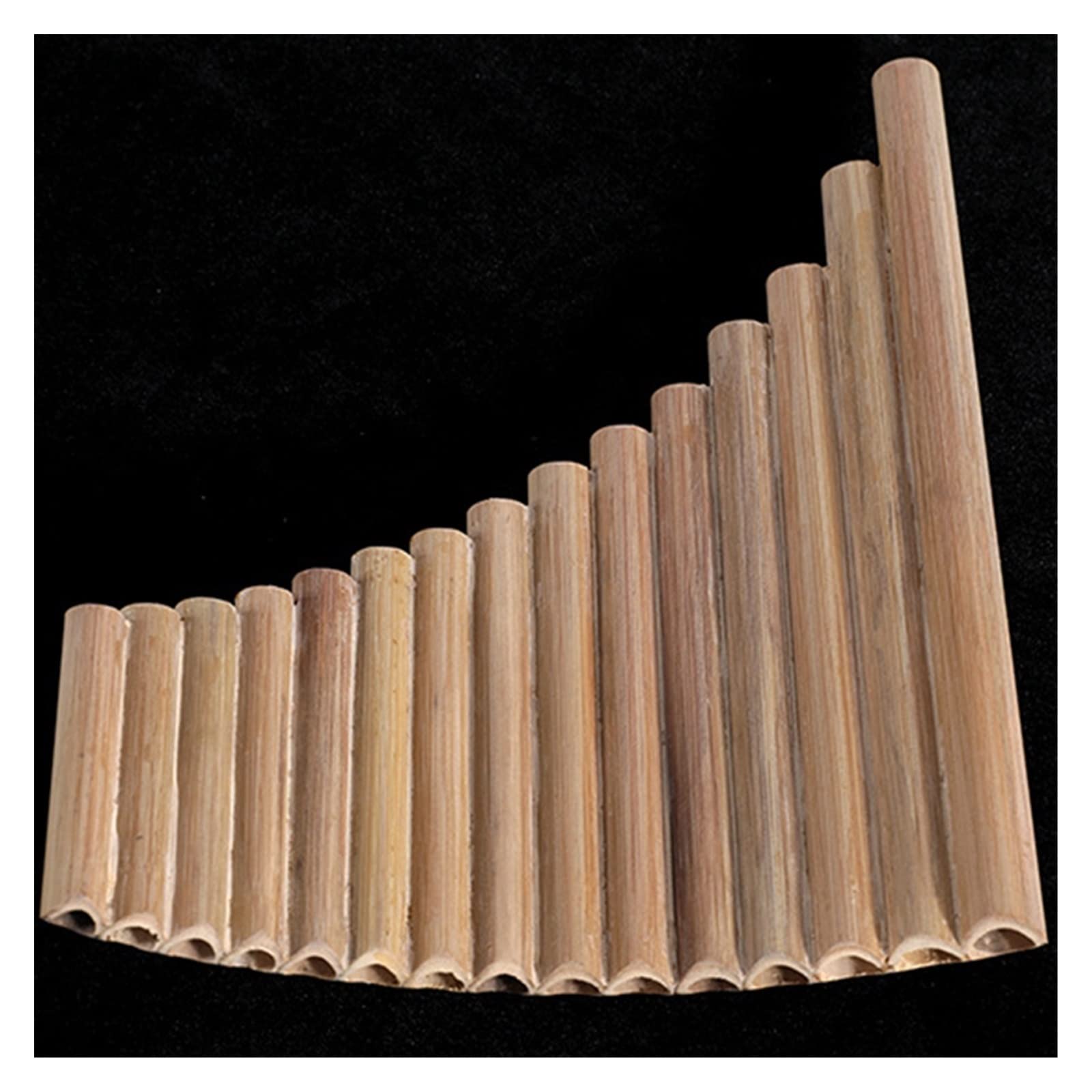 Zampoñas Flauta De Pan De Bambú 15 Tubos Instrumento De Viento Panpipe G Key Panpipe Hecho A Mano