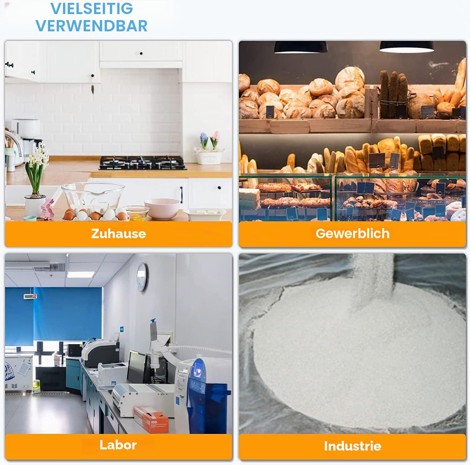 YUCHENGTECH Elektrisches Vibrationssieb φ 300mm Automatische Pulversiebmaschine Elektrisches Mehlsieb aus Edelstahl Elektrische Siebmaschine für Pulver/Granulat 1350 U/min 50W（ohne Sieb）