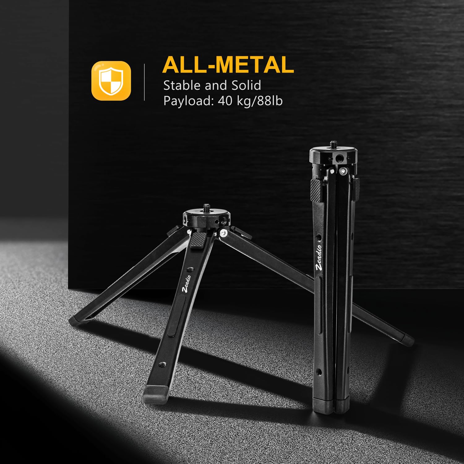 Zeadio Bipiede Regolabile Con Impugnatura In Schiuma - Supporto Stabile Per Tiro E Outdoor - Foto 4