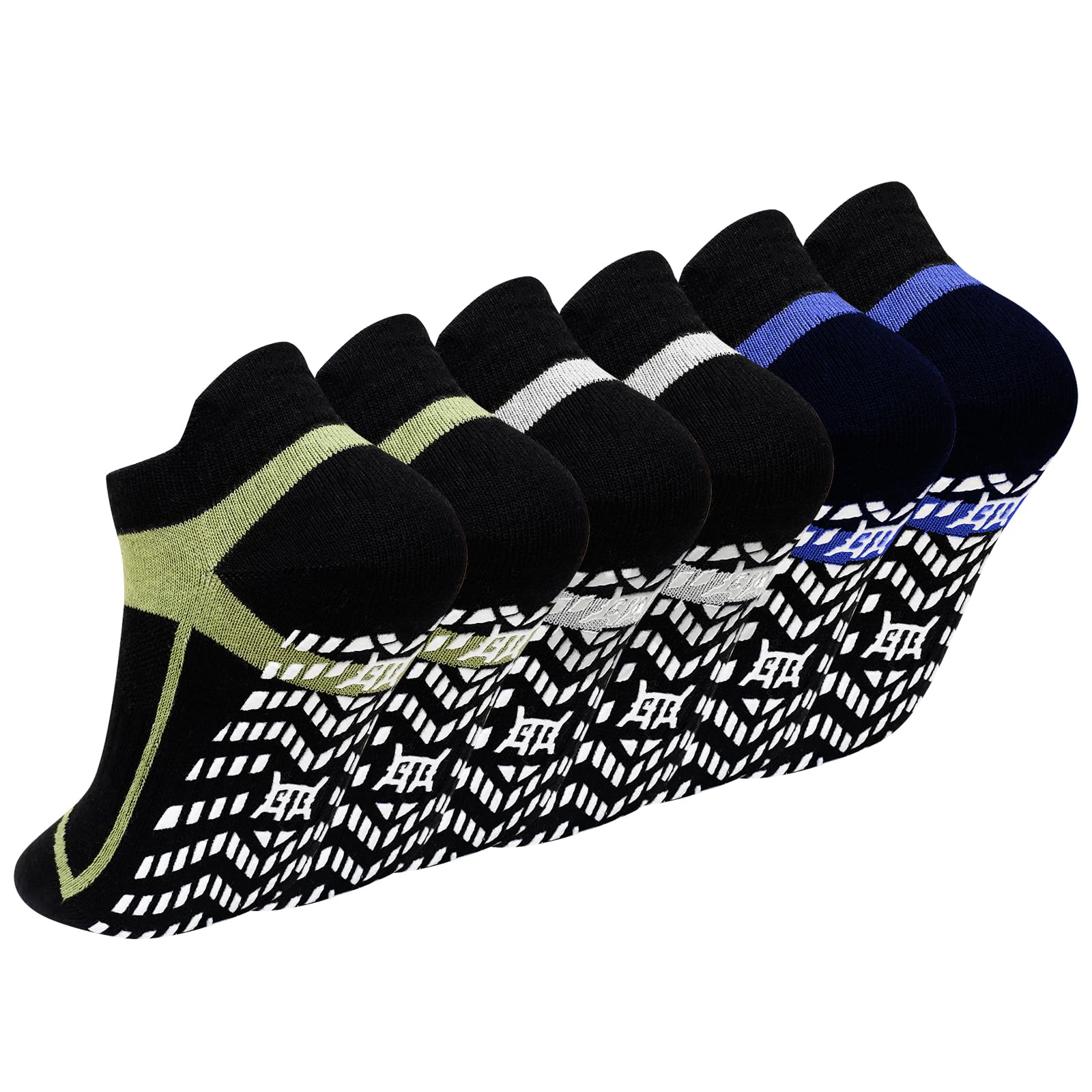 ZAKASA Non-Slip Grip Socks for Men