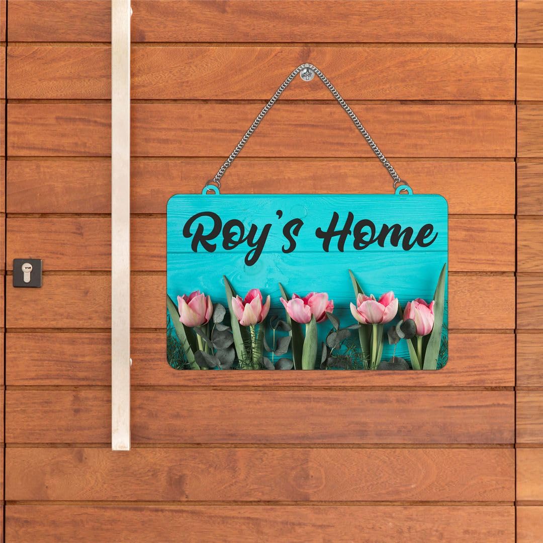 CVANU Customized Wooden Name Plate for Home Entrance Multicolour Size(10.5x18inch)_C1 — Amazon image 17
