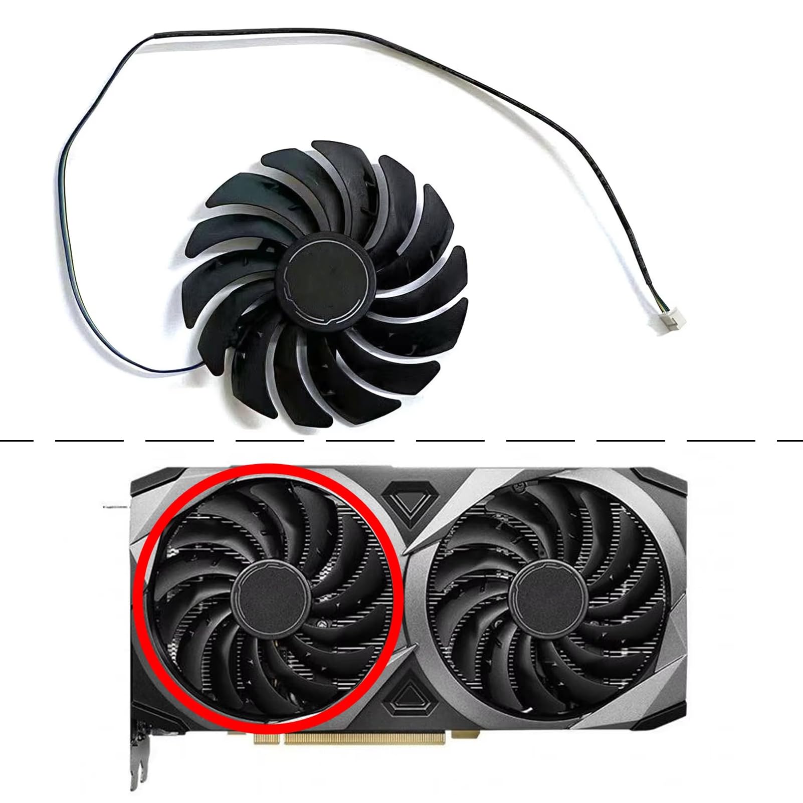 Amazon.com: GPU Cooling Replacement Fan for MSI RTX 3060 3060TI