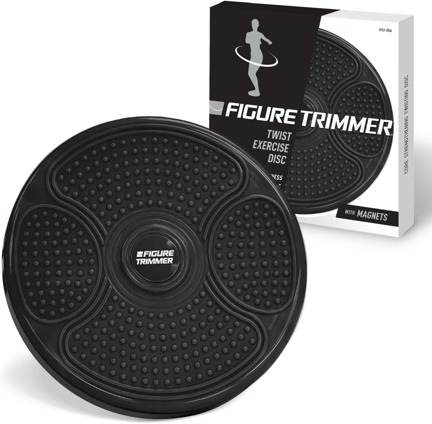 Figure Trimmer ツイストボード コアツイスト お腹 痩せ マシン シェイプアップ ツイスター ゴルフ 回転盤 XLサイズ 直径35cm