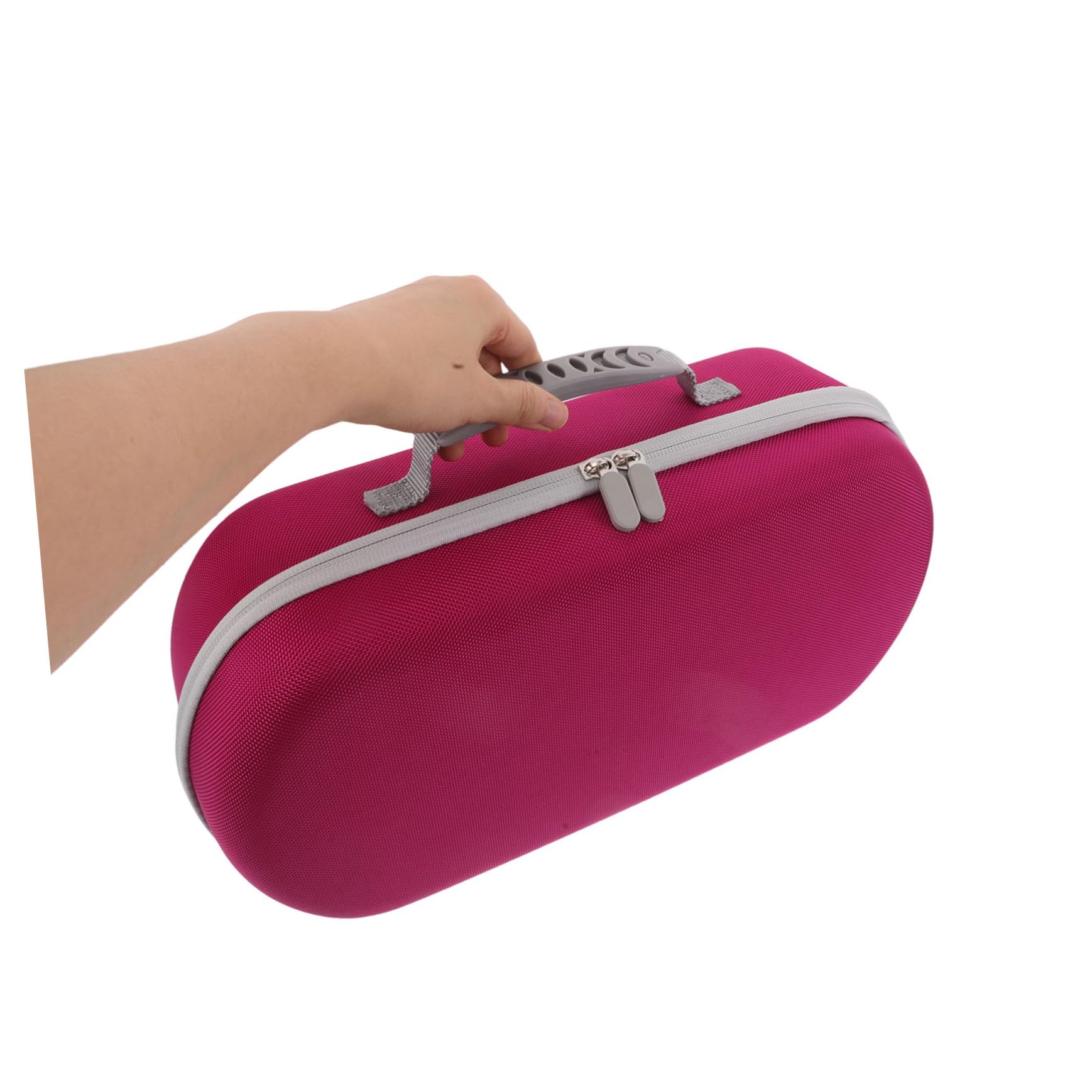 Beaupretty Custodia Protettiva per Asciugacapelli Borsa da Viaggio Compatta per Strumenti per Capelli Organizer Compatta e Resistente Porta Asciugacapelli e Accessori Rosa